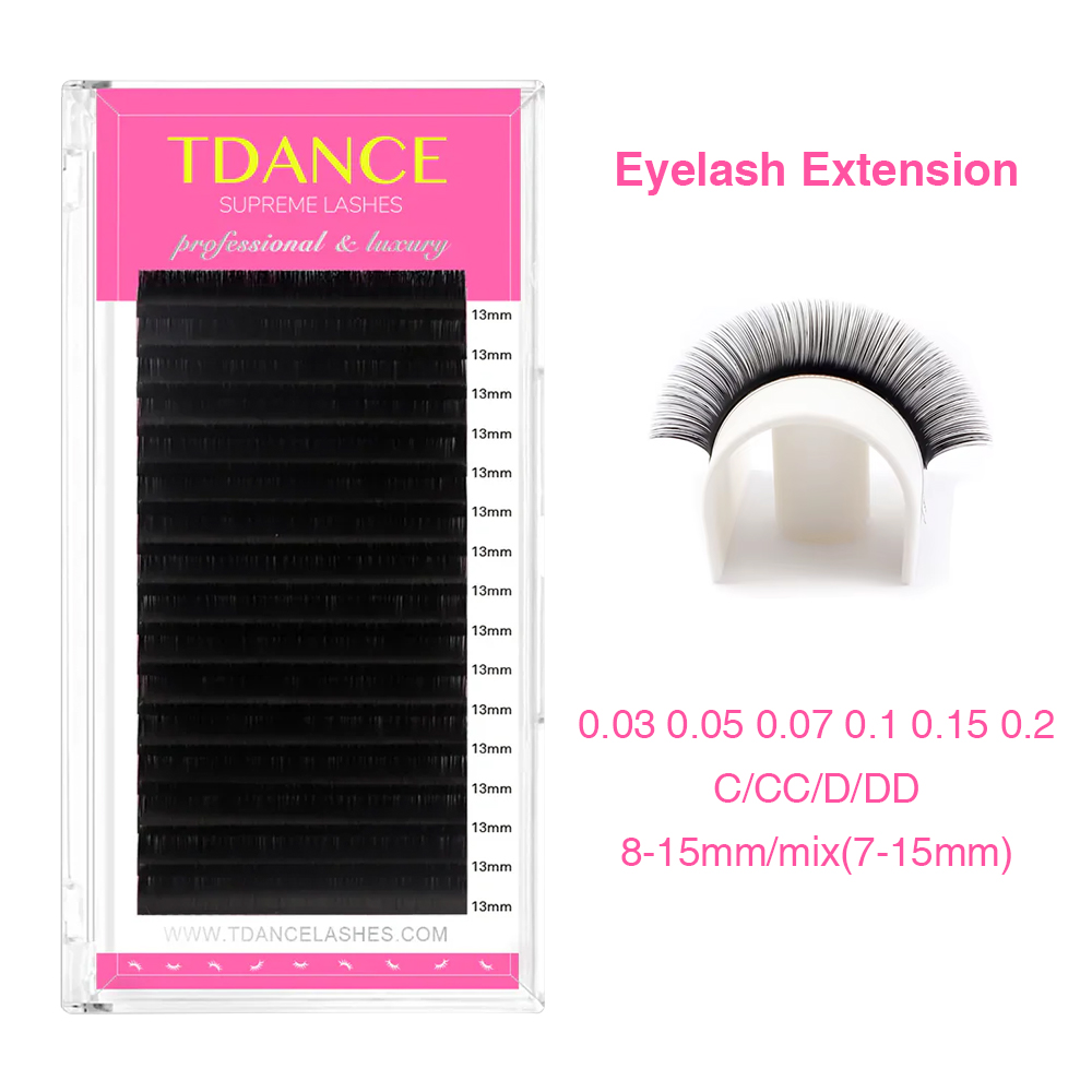 Eyelash Extension Russian - TDANCE Eyelash Extension 16Rows Korea PBT