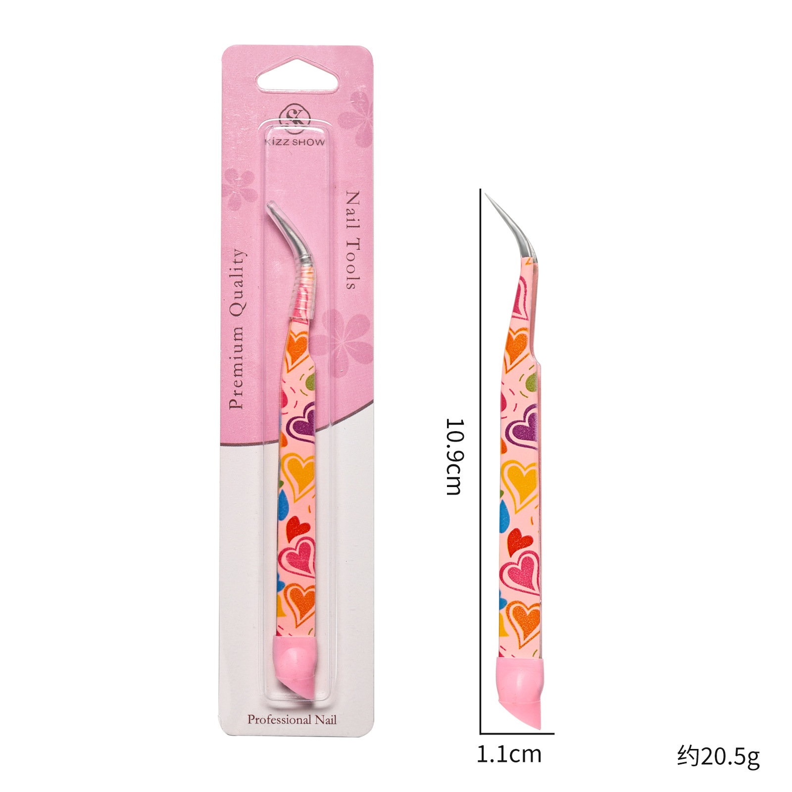 Eyelash Extension Japanese - 1/2Pcs Manicure Double-Ended Tweezers Silicone Japanese