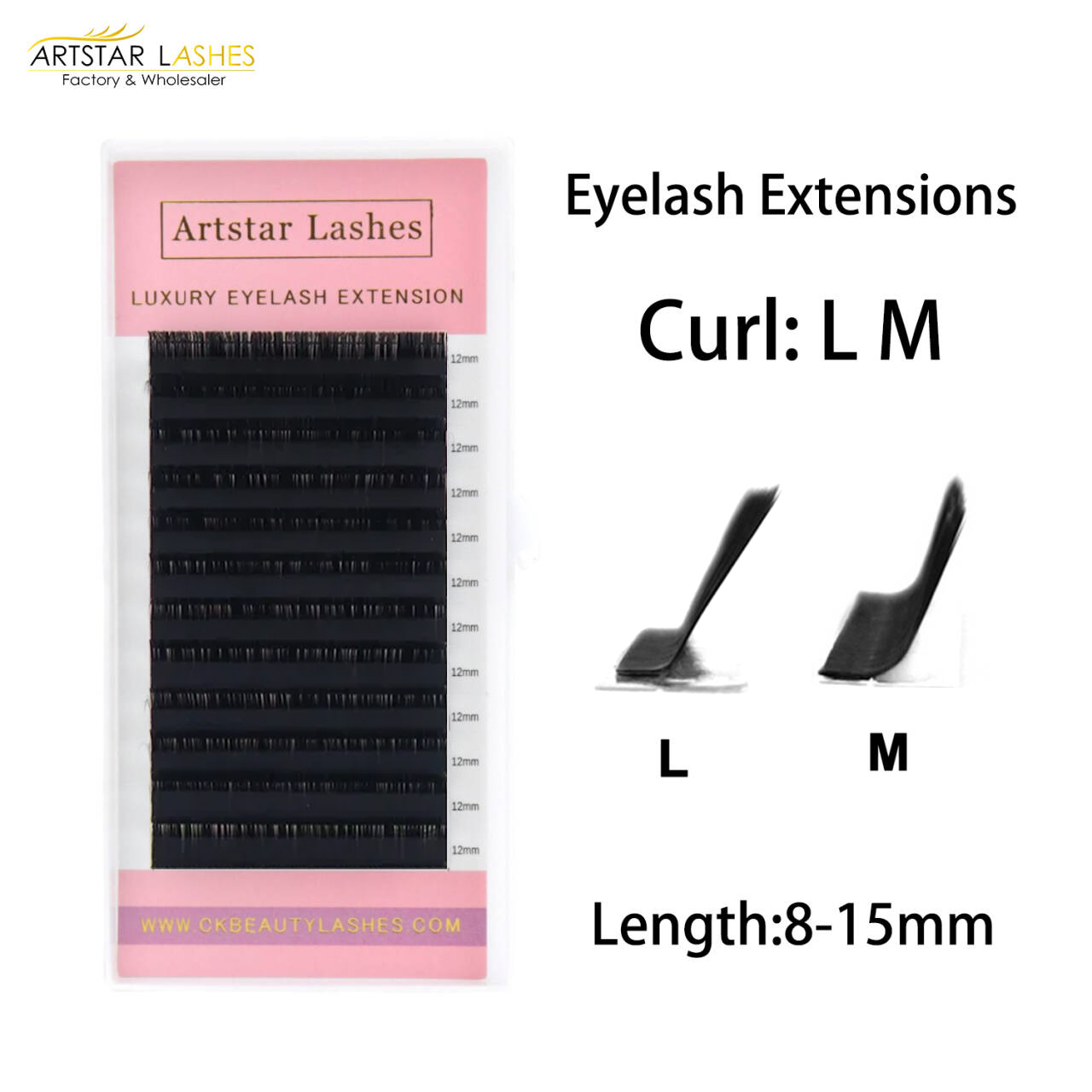 Eyelash Extension Human Hair - ARTSTAR 12Rows Mink False Eyelashes Individual