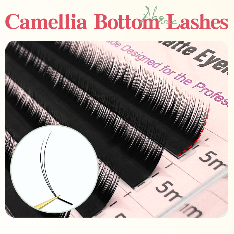 Eyelash Extension Human Hair - Abonnie LJ Pre-Bundled Bottom Eyelashes 5-7mm