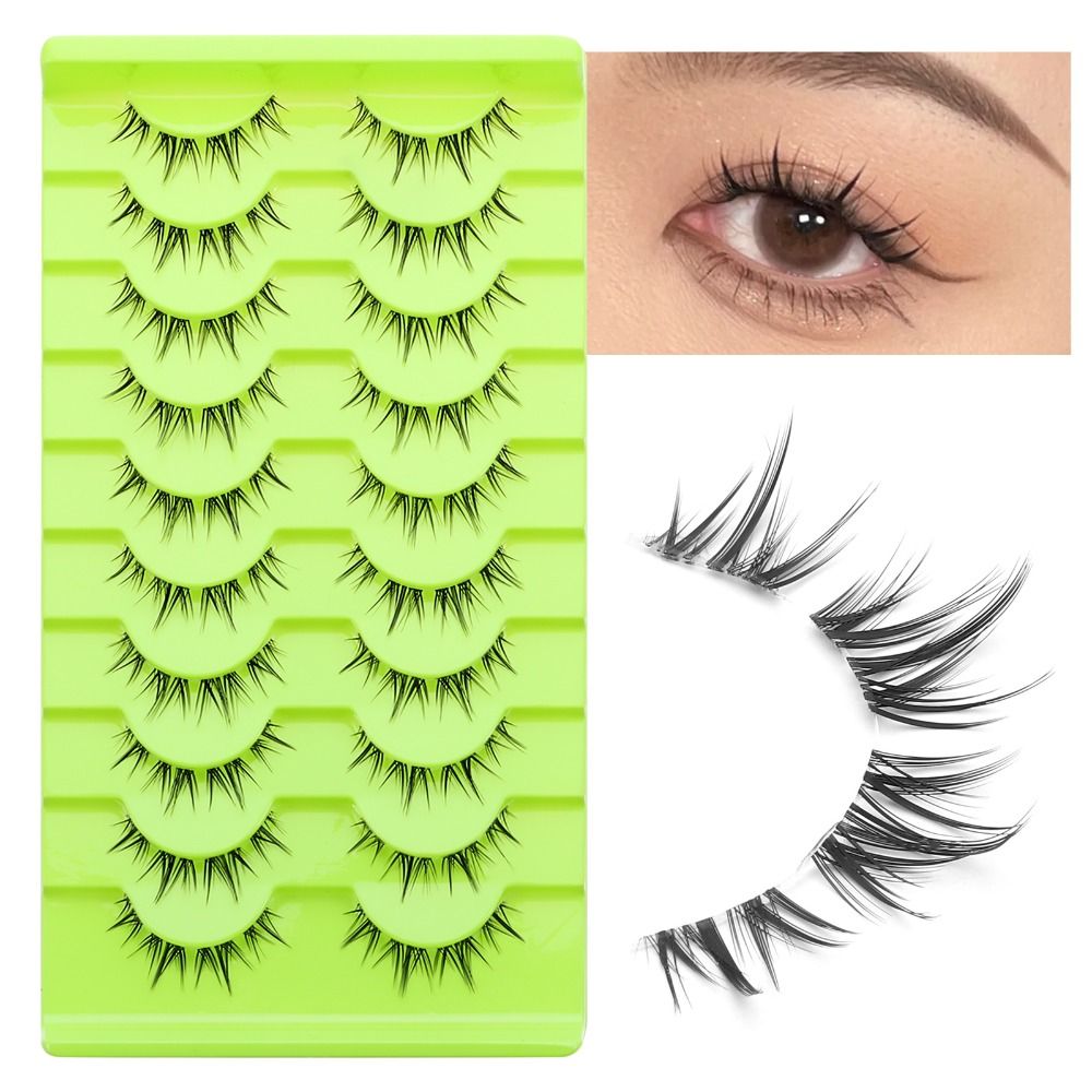 Eyelash Extension Japanese - Black Japanese Cosplay False Eyelashes Dramatic