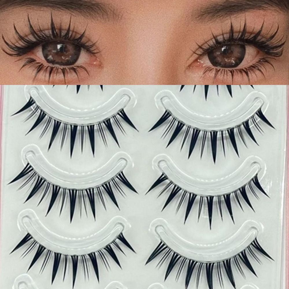 Eyelash Extension Japanese - 5 Pairs Pack Japanese Cosplay False
