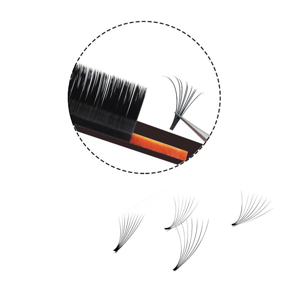 MASSCAKU Easy Fanning Volume M - Eyelash Extension Human Hair review and price
