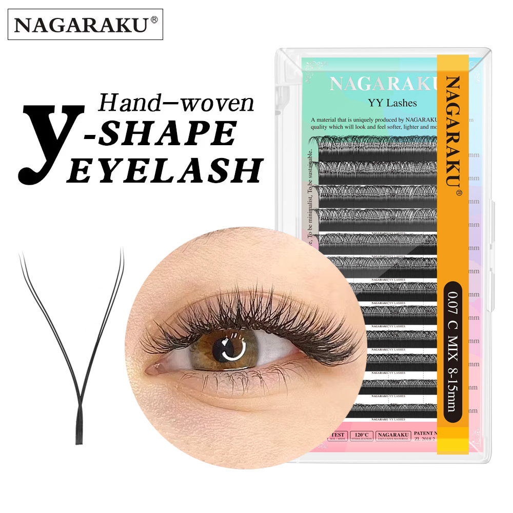 NAGARAKU YY Shape Hand Woven P - Eyelash Extension Human Hair review and price