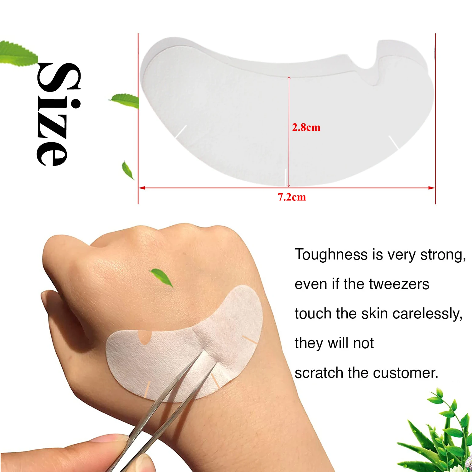 50/100PCS U Shape Eyelash Pads - Under Eye Gel review and price