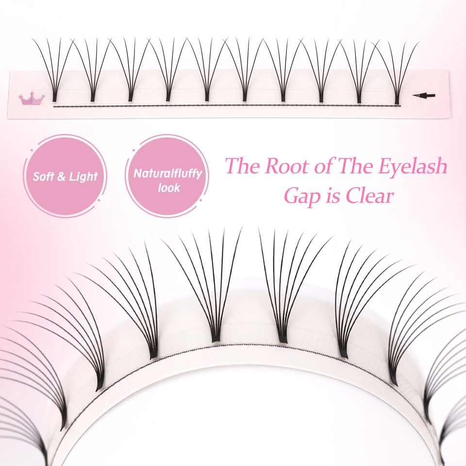 AGUUD Soft Natural Premade Vol - Eyelash Extension Human Hair review and price