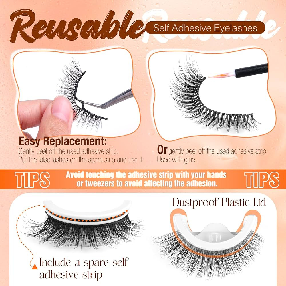 5 Pairs Pre glued half lashes  - Eyelash Extension Japanese review and price