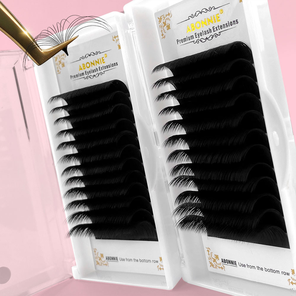 Abonnie 0.03-0.10mm Easy Fan L - Eyelash Extension Human Hair review and price