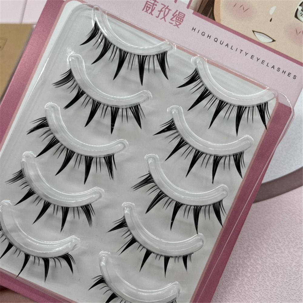 5 Pairs Pack Japanese Cosplay  - Eyelash Extension Japanese review and price