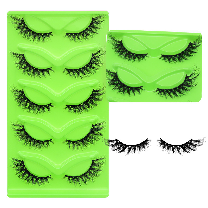 5 Pairs Thick Fluffy False Eye - Eyelash Extension Japanese review and price