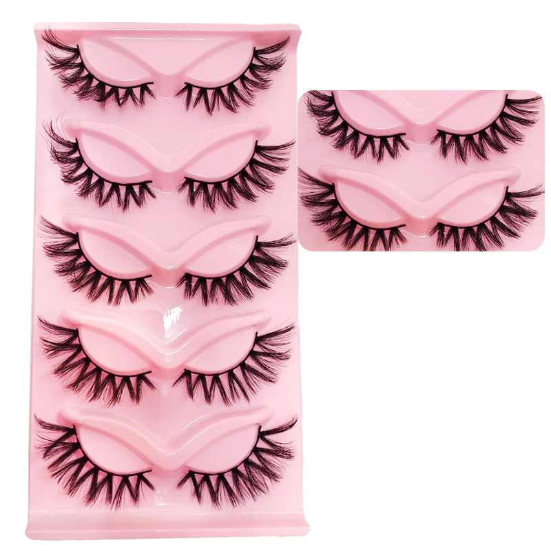 5 Pairs Thick Fluffy False Eye - Eyelash Extension Japanese review and price