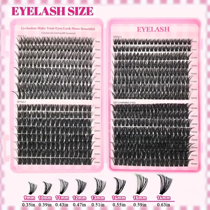 30/40/50/60/80/100D,Thick 9-16 - Eyelash Extension Volume Styles review and price