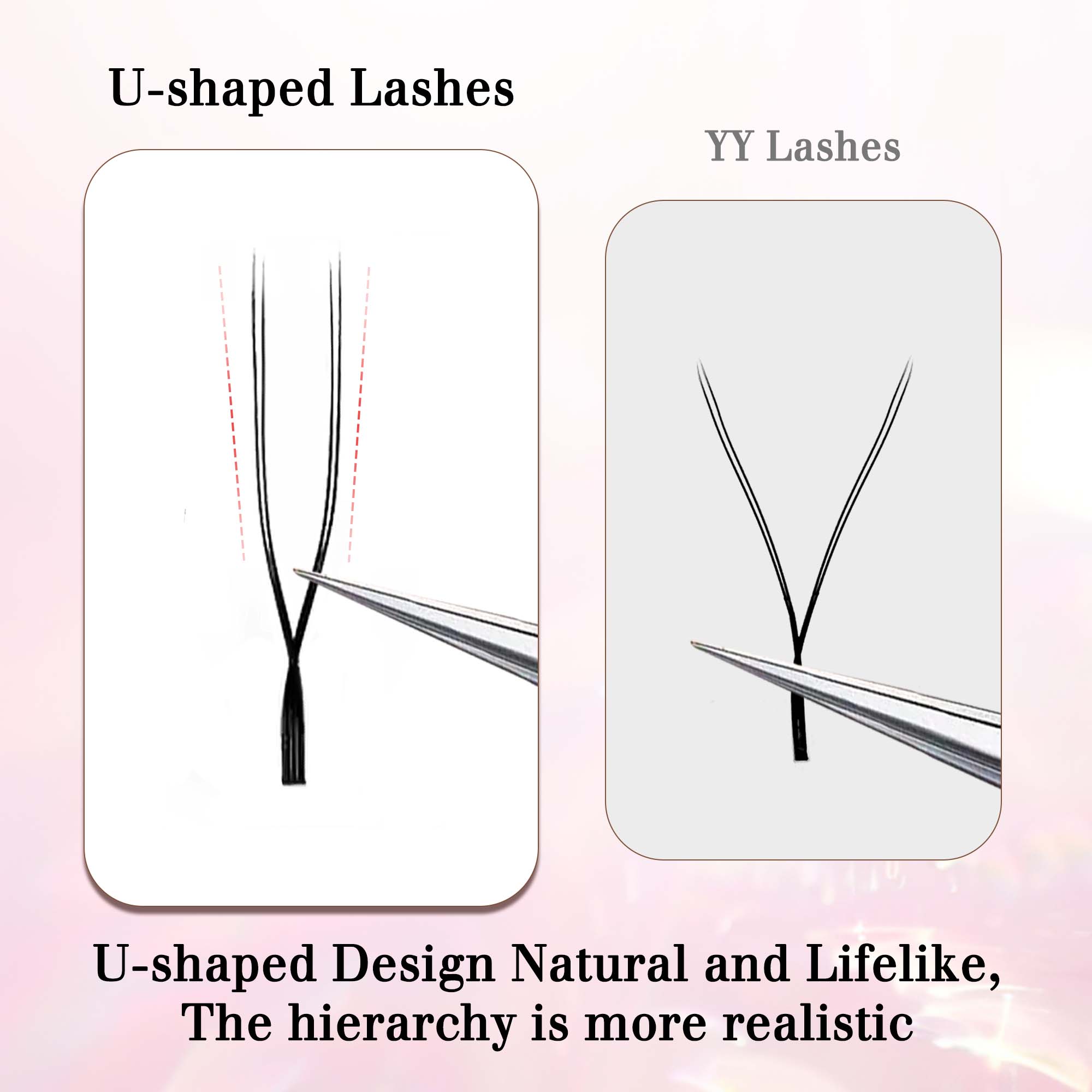 CoMango U Shaped Parallel Flow - Eyelash Extension Volume Styles review and price