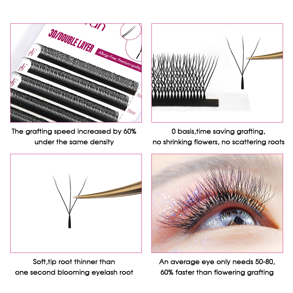 FADVAN 6D-W shaped eyelash ext - Eyelash Extension For Asian Eyes review and price