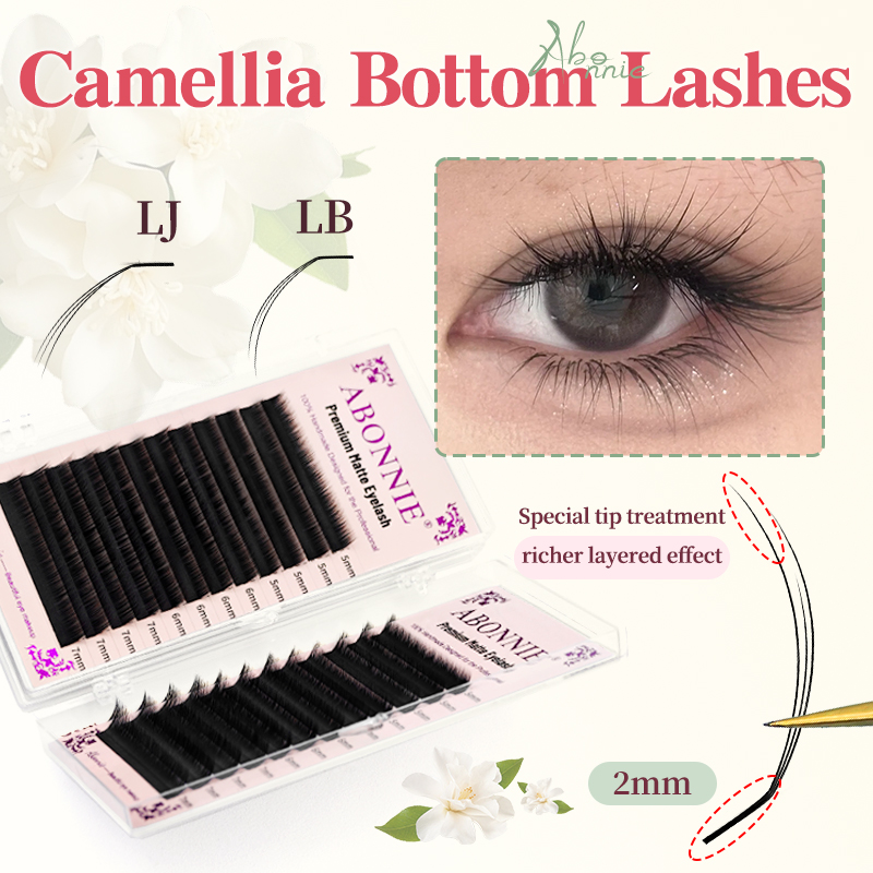 Abonnie LJ Pre-Bundled Bottom  - Eyelash Extension Human Hair review and price