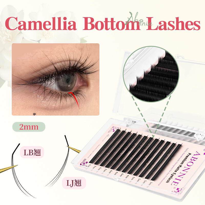 Abonnie LJ Pre-Bundled Bottom  - Eyelash Extension Human Hair review and price