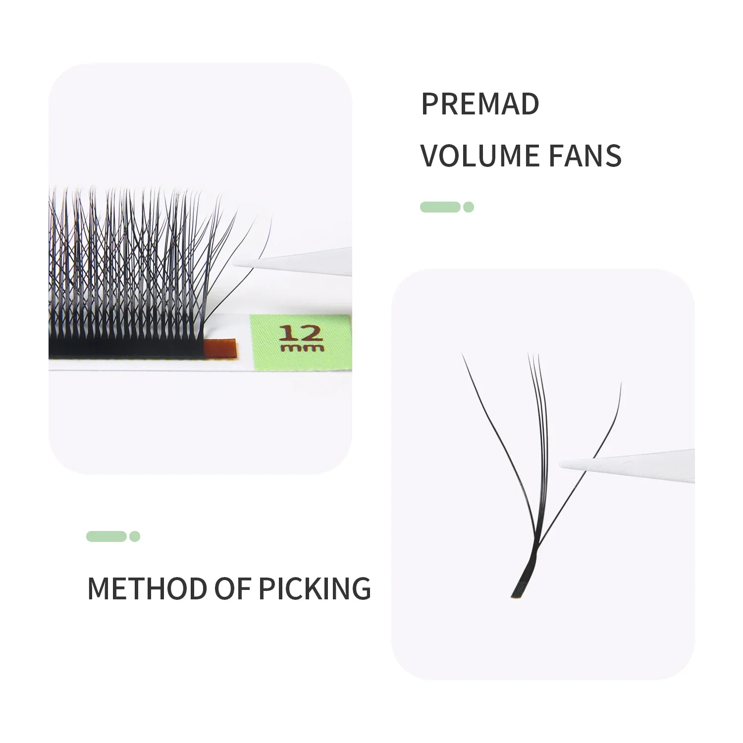 GLAMLASH 3D W Three-Core Shape - Eyelash Extension Volume Styles review and price