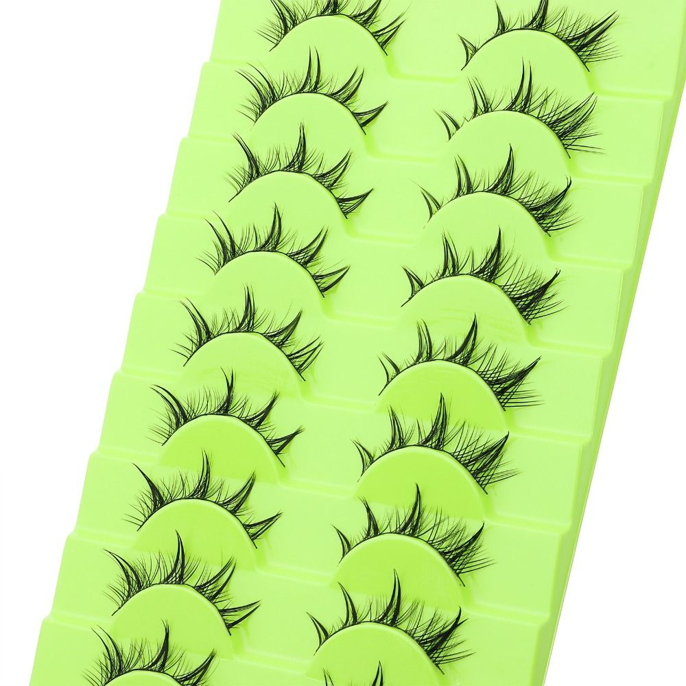 Black Japanese Cosplay False E - Eyelash Extension Japanese review and price