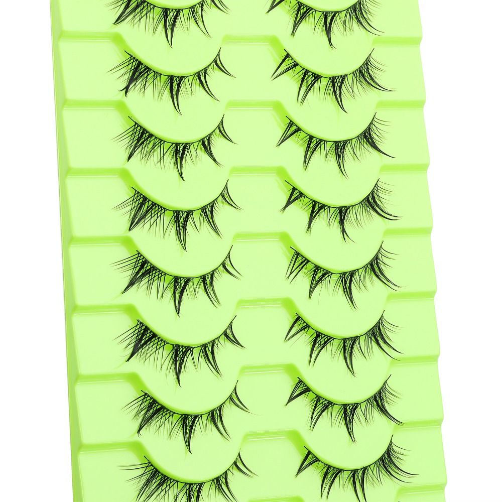 Black Japanese Cosplay False E - Eyelash Extension Japanese review and price