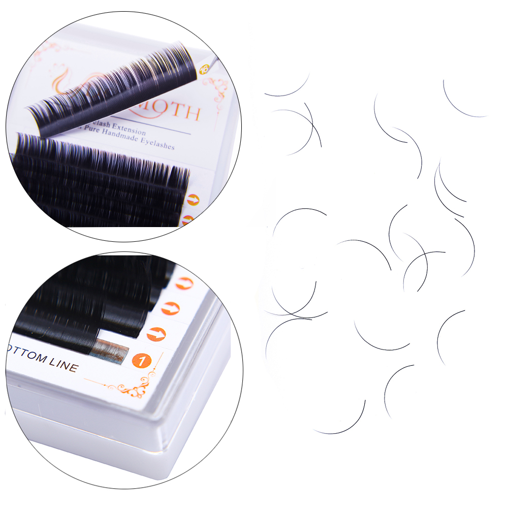 DOSMOTH 10 boxes 16rows 7-16mm - Eyelash Extension Human Hair review and price