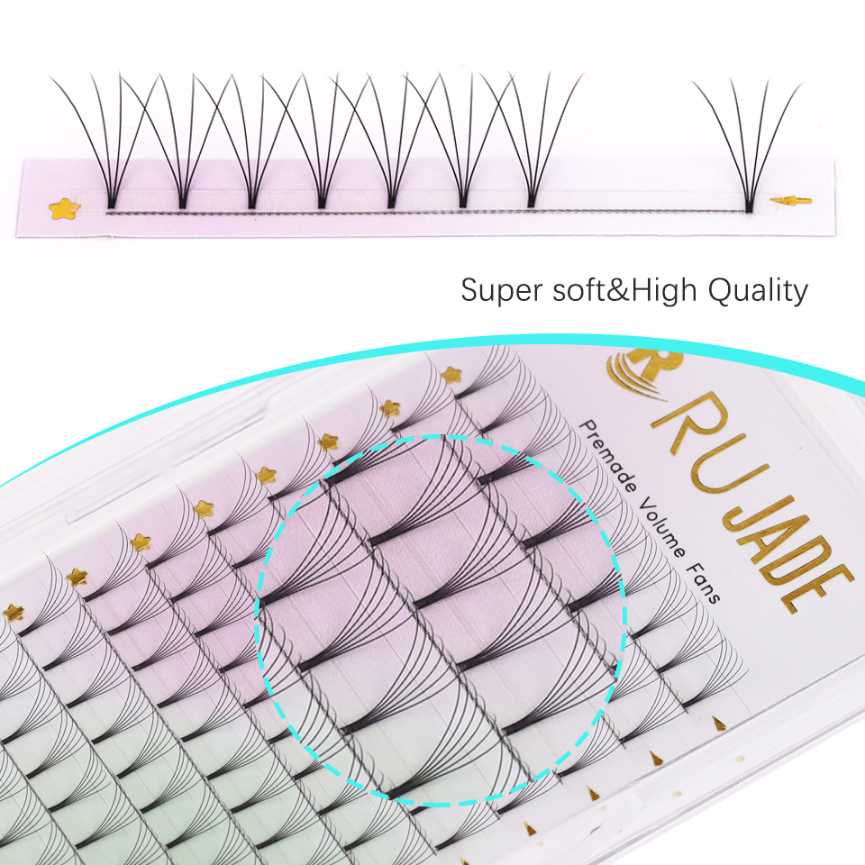 Rujade Premade Volume Fans Sho - Eyelash Extension Russian review and price