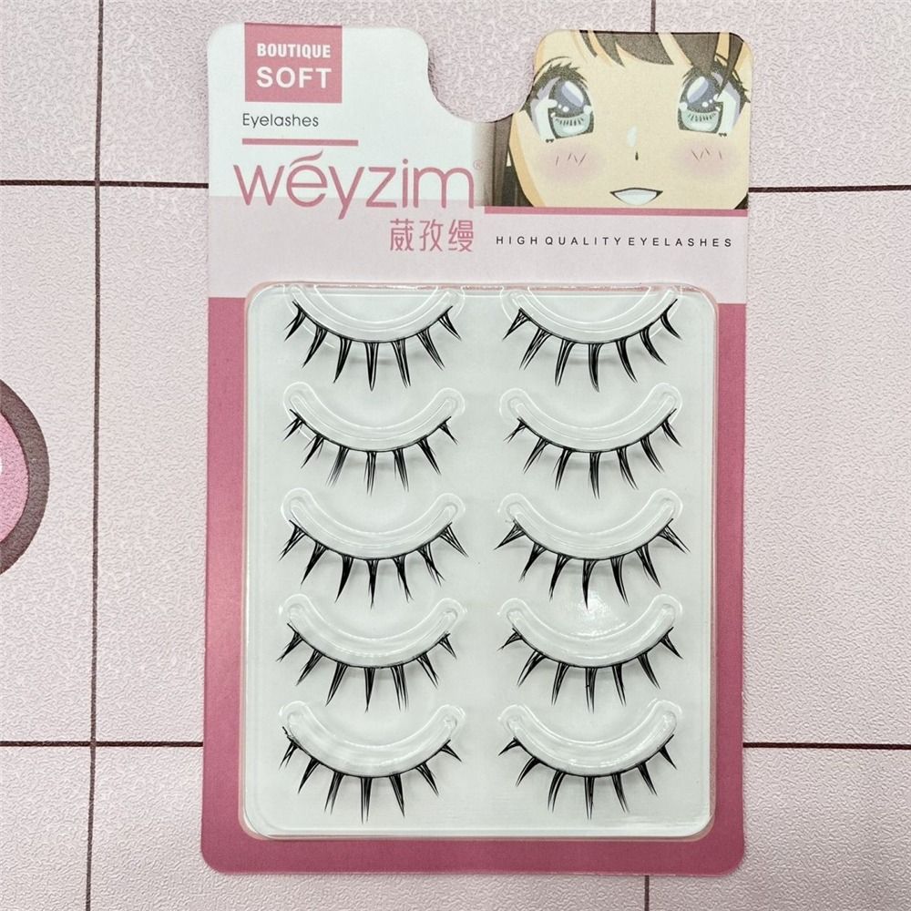 5 Pairs Pack Japanese Cosplay  - Eyelash Extension Japanese review and price