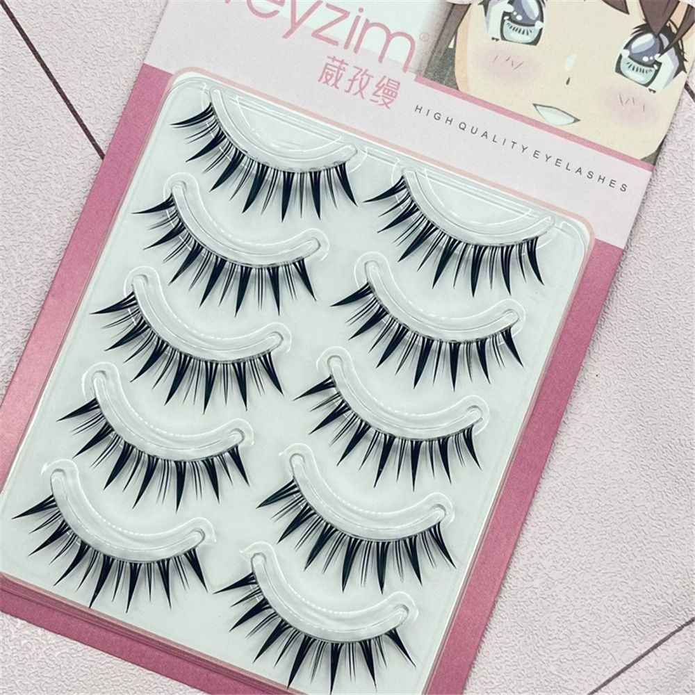 5 Pairs Pack Japanese Cosplay  - Eyelash Extension Japanese review and price