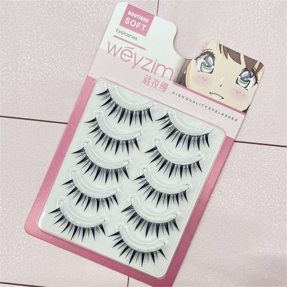 5 Pairs Pack Japanese Cosplay  - Eyelash Extension Japanese review and price